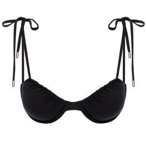 Monday Swimwear Isla Mujeres Black Bikini Top